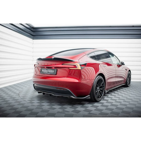Rear Splitter (with vertical bars) V.2 Tesla Model 3 Project Highland(Facelift)