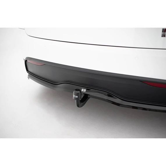 Rear Splitter (with vertical bars) V.2 Tesla Model X Mk1 Facelift