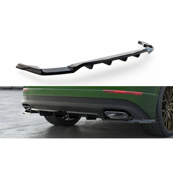 Rear Splitter (with vertical bars) Audi Q8 Mk1 Facelift