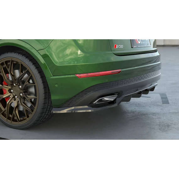 Rear Splitter (with vertical bars) Audi Q8 Mk1 Facelift