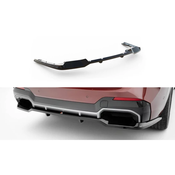 Rear Splitter (with vertical bars) BMW iX3 M-Pack G08 Facelift