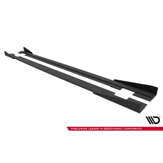 Street Pro Side Skirts Diffusers + Flaps Audi TT S / TT S-Line 8J Facelift