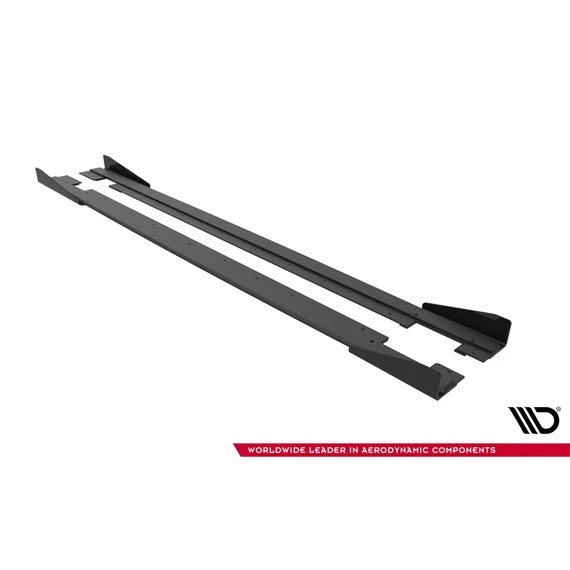 Street Pro Side Skirts Diffusers + Flaps Audi TT S / TT S-Line 8J Facelift