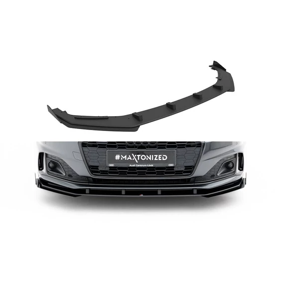 Street Pro Első Splitter + Flaps Audi A5 F5 Facelift