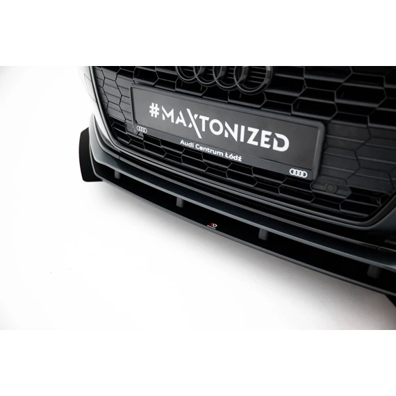 Street Pro Első Splitter + Flaps Audi A5 F5 Facelift
