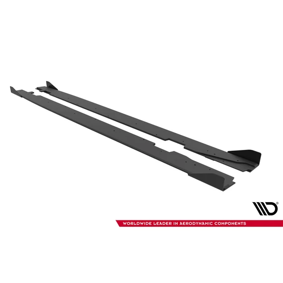 Street Pro Side Skirts Diffusers + Flaps Audi A5 Sportback F5 Facelift