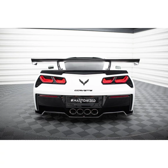 Carbon Spoiler With Internal Brackets Uprights Chevrolet Corvette Stingray / Grand Sport C7
