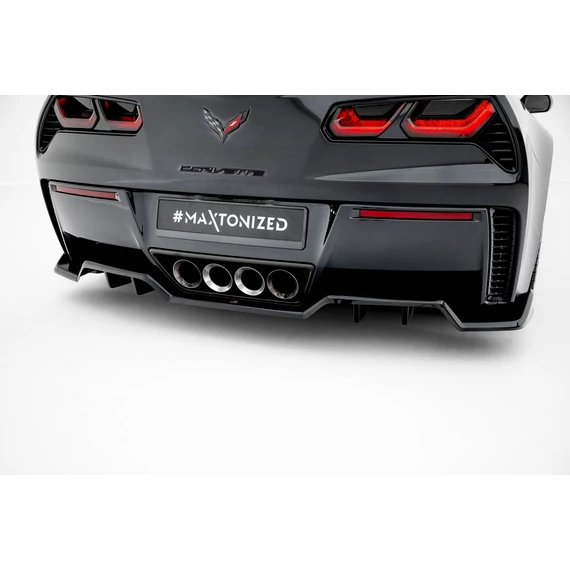Central Rear Splitter (with vertical bars) Chevrolet Corvette Z06 C7