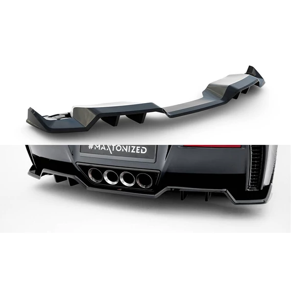 Central Rear Splitter (with vertical bars) Chevrolet Corvette Z06 C7