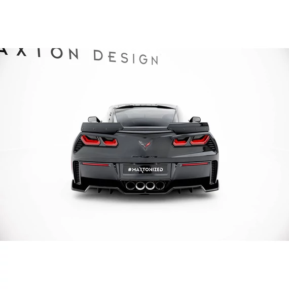 Central Rear Splitter (with vertical bars) Chevrolet Corvette Z06 C7
