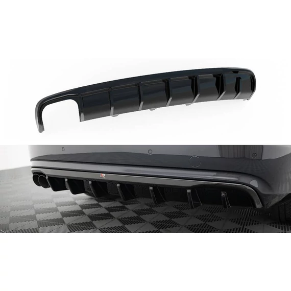 Hátsó Diffúzorok Audi A4 B8 Facelift (Single side dual exhaust version)