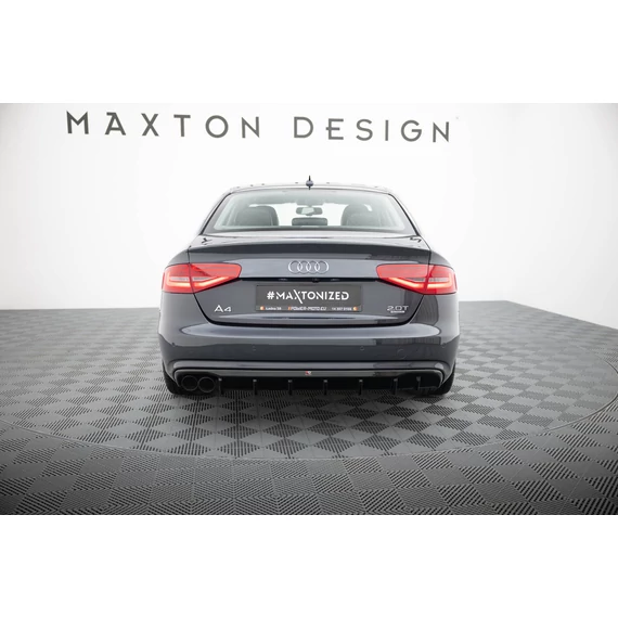 Hátsó Diffúzorok Audi A4 B8 Facelift (Single side dual exhaust version)