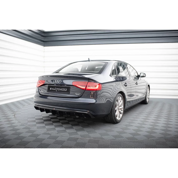 Hátsó Diffúzorok Audi A4 B8 Facelift (Single side dual exhaust version)