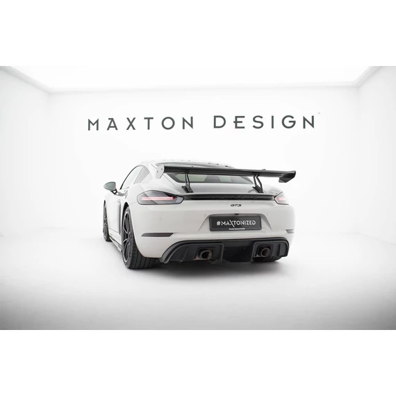 Carbon Spoiler With Upper Swan Mounting  V.2 Porsche 718 Cayman 982c