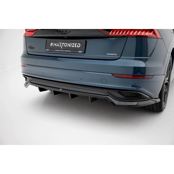 Rear Splitter (with vertical bars) Audi Q8 Mk1