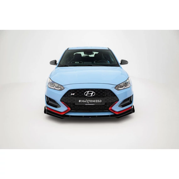Street Pro Első Splitter + Flaps Hyundai Veloster N Mk2