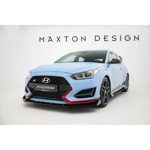 Street Pro Első Splitter + Flaps Hyundai Veloster N Mk2