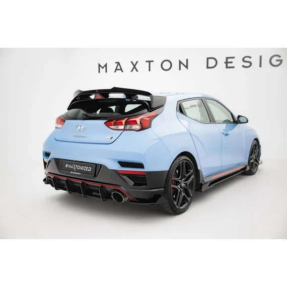 Street Pro Hátsó Oldalsó Splitter + Flaps Hyundai Veloster N Mk2