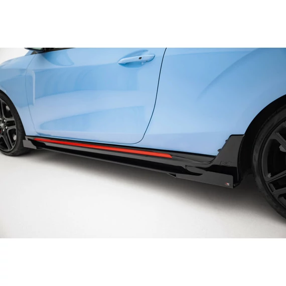 Street Pro Side Skirts Diffusers + Flaps Hyundai Veloster N Mk2
