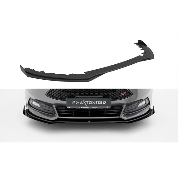 Street Pro Első Splitter + Flaps Ford Focus ST Mk3 Facelift