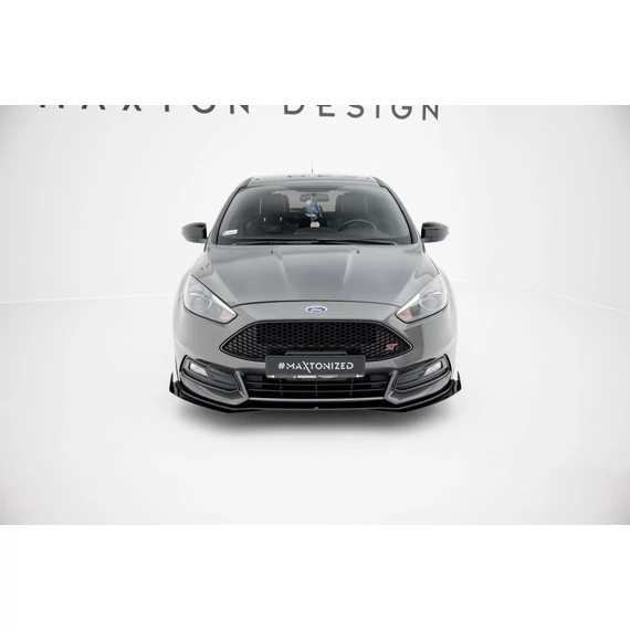 Street Pro Első Splitter + Flaps Ford Focus ST Mk3 Facelift