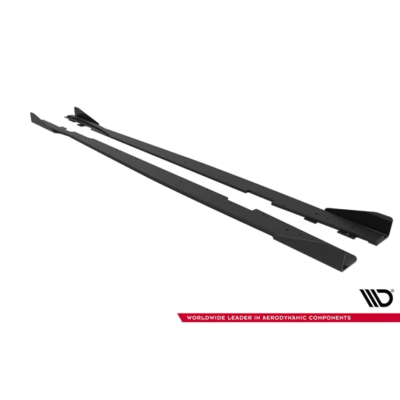 Street Pro Side Skirts Diffusers + Flaps Ford Focus ST Mk3 Facelift