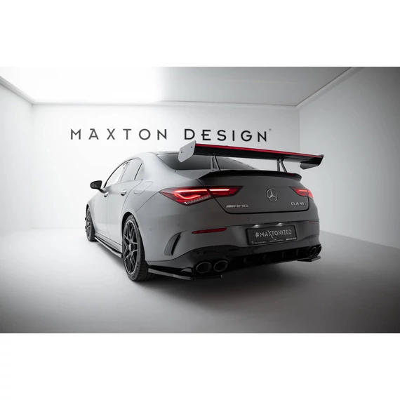 Carbon Spoiler With Upper Swan Mounting + LED Mercedes-Benz CLA Coupe C118 / C118 Facelift