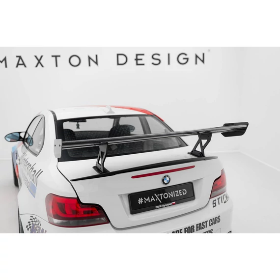 Carbon Spoiler With Internal Brackets Uprights V.1 BMW 1 M E82