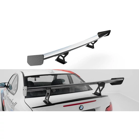 Carbon Spoiler With Internal Brackets Uprights V.1 BMW 1 M E82