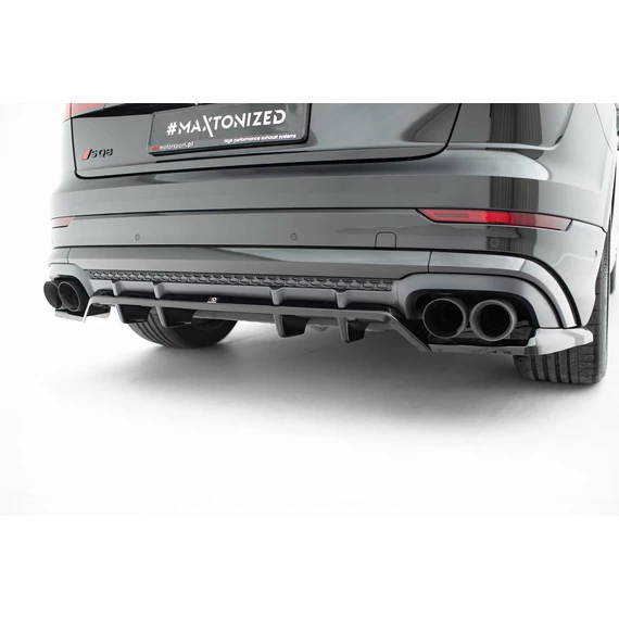 Rear Splitter (with vertical bars) V.2 Audi SQ8 / Q8 S-Line Mk1 Facelift