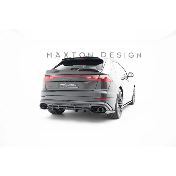 Rear Splitter (with vertical bars) V.2 Audi SQ8 / Q8 S-Line Mk1 Facelift