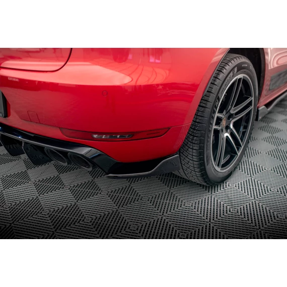 Hátsó Oldalsó Splitter V.2 Porsche Macan GTS / Sport Design Mk1 Facelift