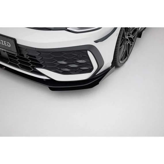 Street Pro Első Splitter + Flaps Volkswagen Golf GTI / GTE / R-Line Mk8 Facelift