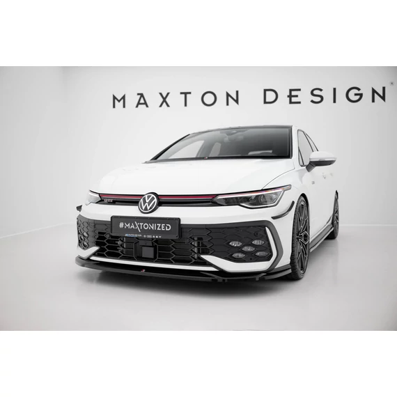 Első Splitter V.4 Volkswagen Golf GTI / GTE / R-Line Mk8 Facelift