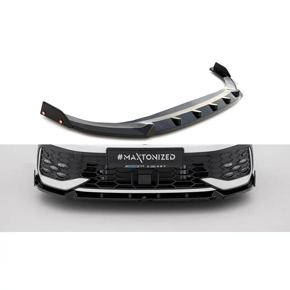 Első Splitter V.2 + Flaps Volkswagen Golf GTI / GTE / R-Line Mk8 Facelift