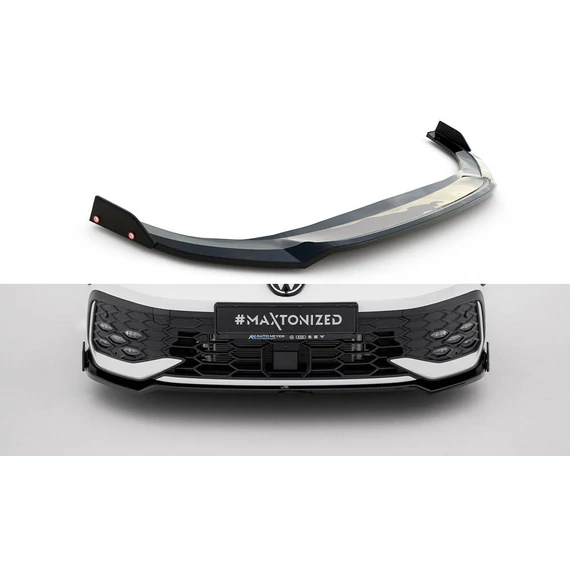 Első Splitter V.3 + Flaps Volkswagen Golf GTI / GTE / R-Line Mk8 Facelift