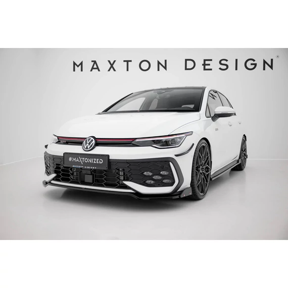 Első Splitter V.3 + Flaps Volkswagen Golf GTI / GTE / R-Line Mk8 Facelift