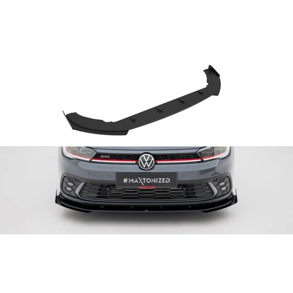 Street Pro Első Splitter + Flaps Volkswagen Polo GTI Mk6 Facelift