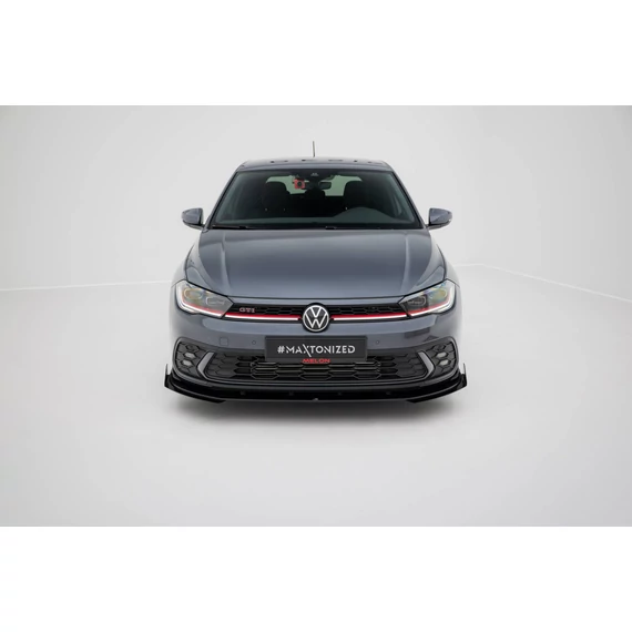 Street Pro Első Splitter + Flaps Volkswagen Polo GTI Mk6 Facelift