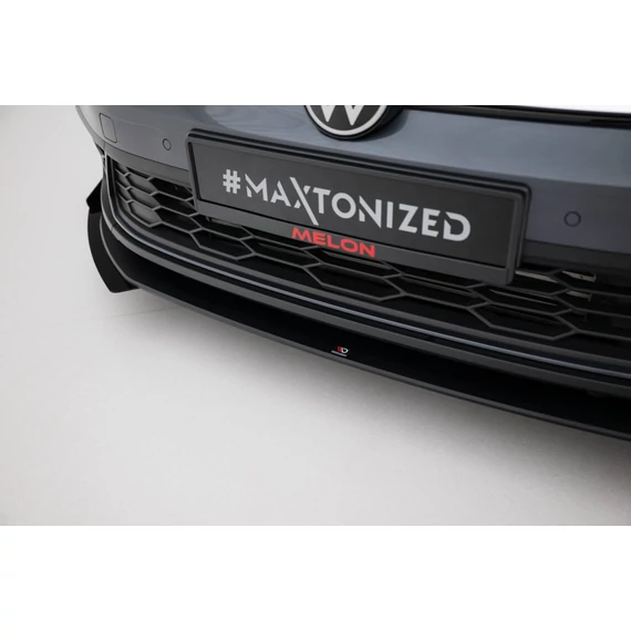 Street Pro Első Splitter + Flaps Volkswagen Polo GTI Mk6 Facelift