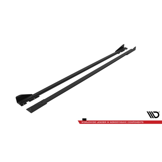 Street Pro Side Skirts Diffusers + Flaps Volkswagen Polo GTI Mk6 Facelift