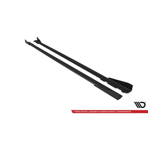Street Pro Side Skirts Diffusers + Flaps Volkswagen Polo GTI Mk6 Facelift
