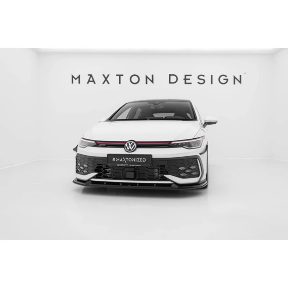 Street Pro Első Splitter V.2 Volkswagen Golf GTI / GTE / R-Line Mk8 Facelift