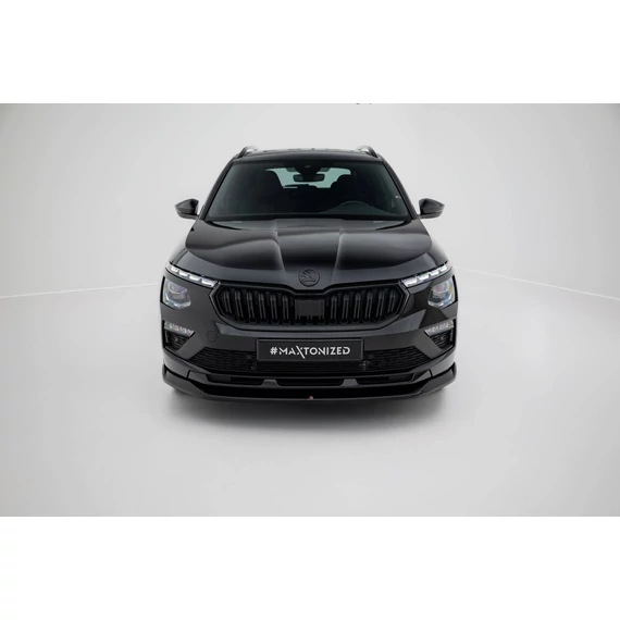 Első Splitter V.1 Skoda Kamiq Monte Carlo Mk1 Facelift