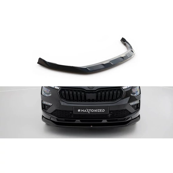 Első Splitter V.1 Skoda Kamiq Monte Carlo Mk1 Facelift