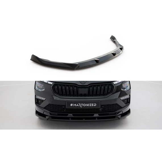 Első Splitter V.2 Skoda Kamiq Monte Carlo Mk1 Facelift