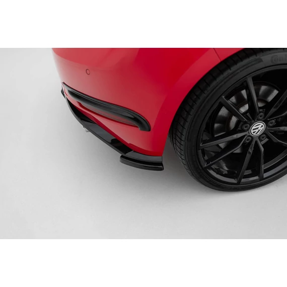 Hátsó Oldalsó Splitter Volkswagen Golf Hatchback R / R-Line Mk7 Facelift