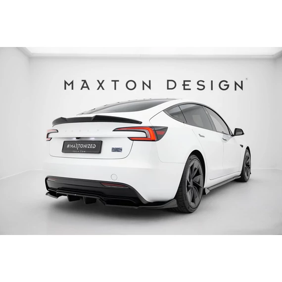 Rear Splitter (with vertical bars) V.1 Tesla Model 3 Performance Mk1 Facelift
