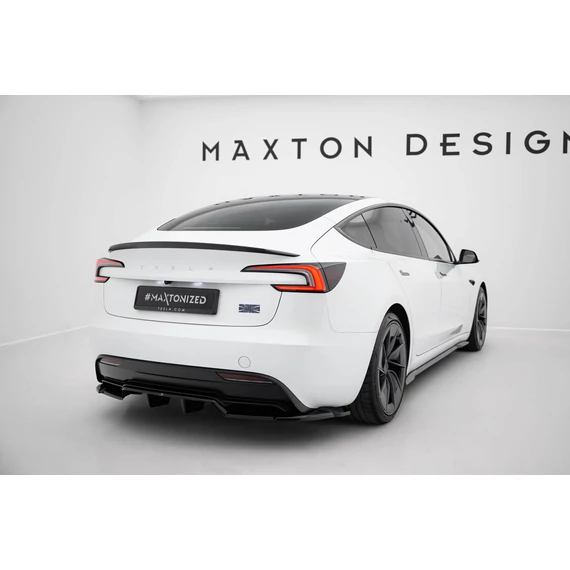 Rear Splitter (with vertical bars) V.2 Tesla Model 3 Performance Mk1 Facelift