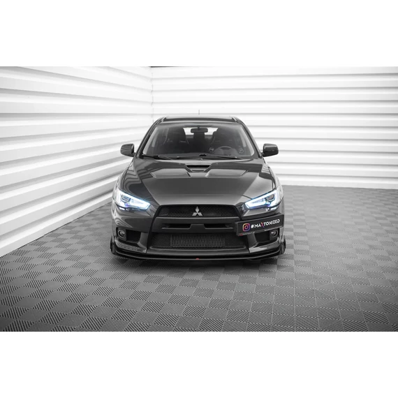 Street Pro Első Splitter + Flaps Mitsubishi Lancer EVO X